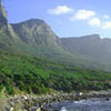 The beautifull coastline of Cape Town coast